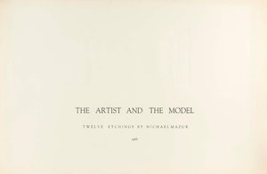 (The Artist and the Model, portfolio) Title Sheet