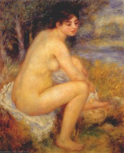 Nudo En Paisaje — Pierre-auguste Renoir, Impressionist Style
