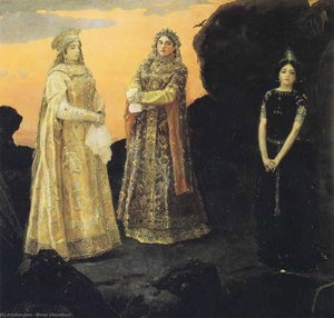 Three Tsarevnas Of The Underground Kingdom — Виктор Васнецов