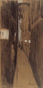 Alley In Genoa — Santiago Rusiñol, Catalan Modernisme