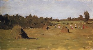 Haymaking — Isaak Ilyich Levitan