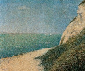 The Shore At Bas-butin, Honfleur — Georges Seurat, Neo-impressionism
