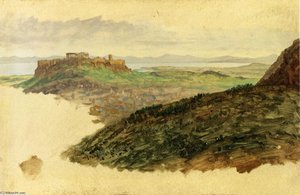 View Of The Acropolis, Athens — Frederic Edwin Church, Hudson River School