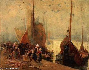 Unloading The Catch — Hector Caffieri