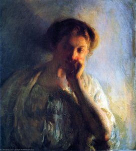 La Penserosa — Joseph Rodefer Decamp