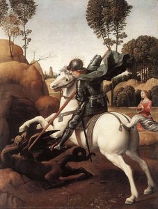 St Georg Und Der Drache — Raffael, High Renaissance