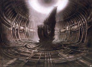 Hr Giger Alienderelictcockpit — H.r. Giger