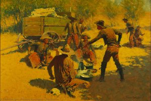 The Quarrel — Frederic Remington, American Romanticism