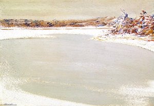 Frozen Inlet, Richmond Creek, Peconic, Long Island