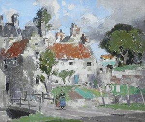 A Village In Fife — John Guthrie Spence Smith
