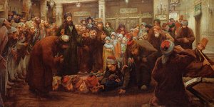 Cérémonie Derviche. Huile Sur Toile