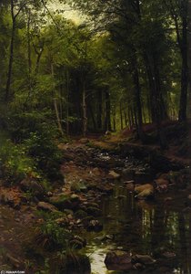 Skovstraekning — Peder Mørk Mønsted, Contemporary Realism