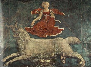 Allegory Of March: Triumph Of Minerva (detail) (16) — Francesco Del Cossa