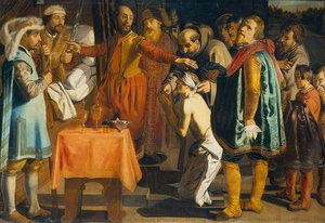 Willem Iii, Count Of Holland, Ordering The Beheadal Of The Bailiff Of Zuid Holland, 1336, Simon Henrixz (copy After), 1620 - 1649 — Simon Henrixz (copy After)