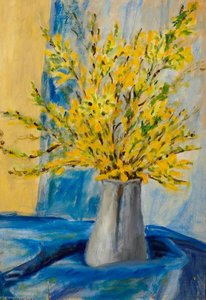Vase Of Flowers (verso) — Myfanwy Baker
