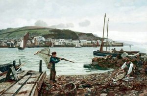 The Little Shrimper — Charles Napier Hemy