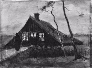Farmhouse At Night — Vincent Willem Van Gogh