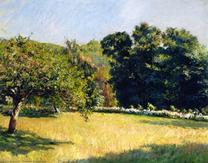 A Garden In Trouville — Gustave Caillebotte