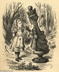 Alice And The Red Queen — Sir John Tenniel
