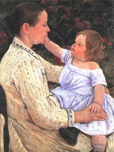 The Child's Caress — Mary Stevenson Cassatt