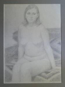 Sitting Nude — Hryhorii Havrylenko