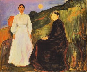 Madre E Hija — Edvard Munch