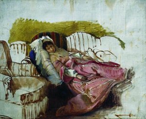 On The Couch — Ilya Yefimovich Repin