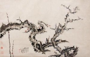 Plum Blossoms — Zhang Daqian