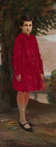 Portrait Of A Girl In Red — Giuseppe Zancolli