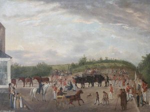 The Duke Of Wellington Inspecting His Troops — James Pollard