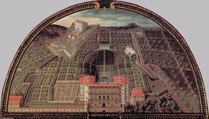 Palazzo Pitti And The Forte Belvedere — Giusto Utens