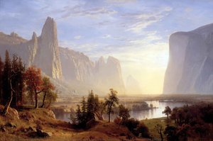 Yosemite-tal (blick Hinunter Ins Yosemite-tal) — Albert Bierstadt