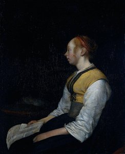 Girl In Peasant Costume — Gerard Ter Borch