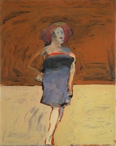 Standing Woman With Hat — Nathan Oliveira