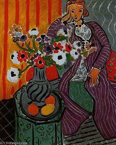 Robe Violette Anemones — Henri Matisse