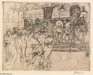 Dancing Masks, Brussels — Joseph M Raphael