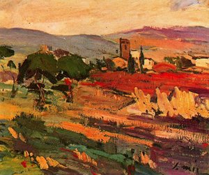 Montonérs — Joaquim Mir, Impressionism