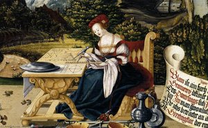 Painted Tabletop For Erasmus Stedelin (detail) — Martin Schaffner