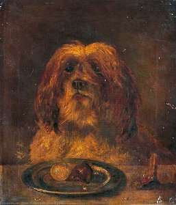 Head Of A Terrier — Martin Theodore Ward