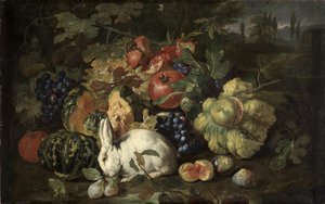 Still Life With A White Rabbit — Franz Werner Von Tamm