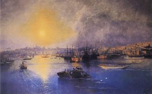 Constantinople Sunset — Ivan Konstantinovich Aivazovsky
