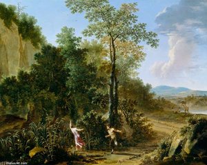 Pan And Syrinx (panel)