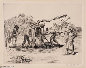 Grinding Sugar Cane — Alfred Heber Hutty