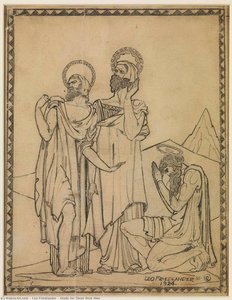 Study For Three Wise Men — Leo Friedlander