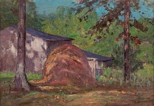Sunlight And Shadows (the Haystack) — Theodore Clement Steele