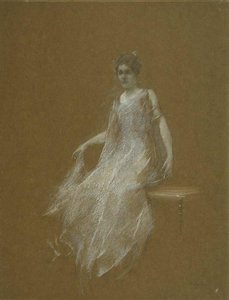 Lady In White 1 — Thomas Wilmer Dewing