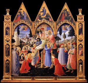 Deposición Desde La Cruz — Fra Angelico, Renacimiento Temprano