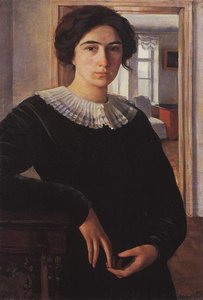Portrait Of E.k. Lancere — Zinaida Serebriakova, Contemporary Realism