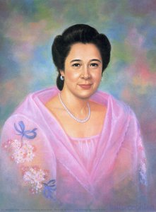 Portrait Of First Lady Trinidad De Leon Roxas — Lourdes Coching Rodriguez