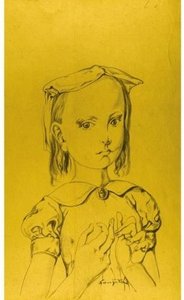 Fillette A La Broche — Léonard Tsuguharu Foujita